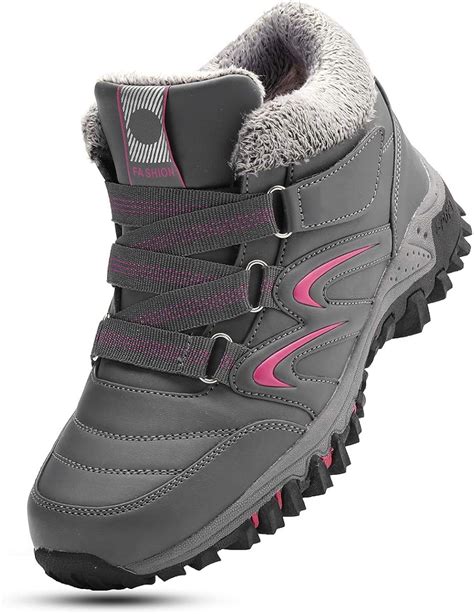 Gracosy Chaussures De Sport Randonn E Hiver Femmes Boots De Neige