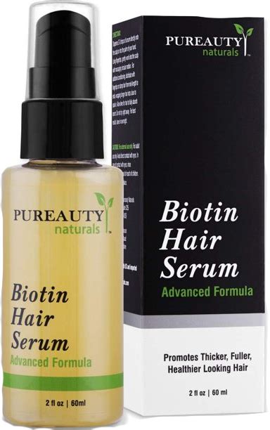 Biotin Hair Growth Serum by Pureauty Naturals - Advanced Topical ...