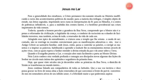 Introdução Livro Jesus No Lar Youtube