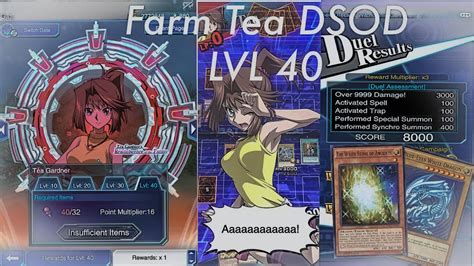 Tea Dsod Lvl 40 Farm W Blue Eyes 8000 Youtube