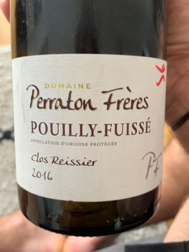 2016 Domaine Perraton Frères Pouilly Fuissé Clos Reissier Vivino