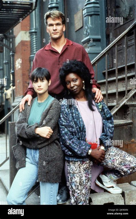 Demi Moore Patrick Swayze And Whoopi Goldberg Film Ghost Usa 1990