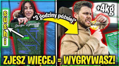 Kto Szybciej Zje Rzeczy Z Ogromnej Wykre Lanki Wygrywa Youtube