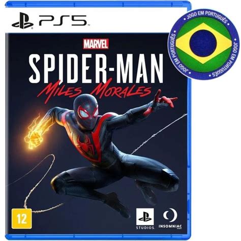 Spider Man Miles Morales Ps M Dia F Sica Dublado Em Portugu S Lacrado