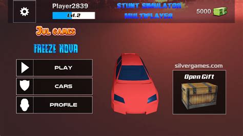 Stunt Simulator Multiplayer Play Online On Silvergames 🕹️