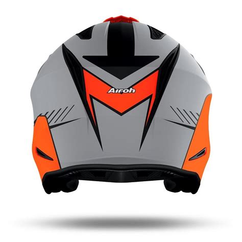 Airoh TRR S Pure Open Face Helmet Orange Motardinn