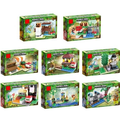 Jual Diskon Spesial 8 In 1 Mainan Balok Bangunan Lego Seri Minecraft