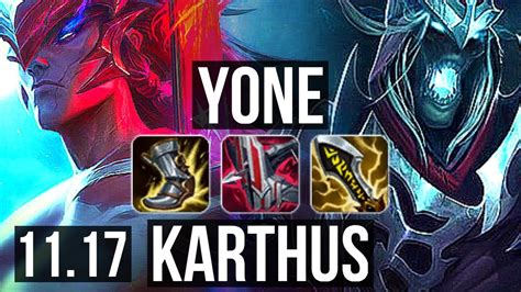 Yone Vs Karthus Mid Games M Mastery Kr Diamond