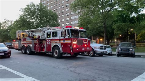 FDNY Full House Response Engine 76 Ladder 22 SPARE Battalion 11