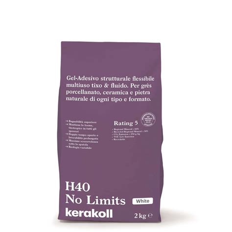 Kerakoll H40 No Limits Bianco 2 Kg OBI