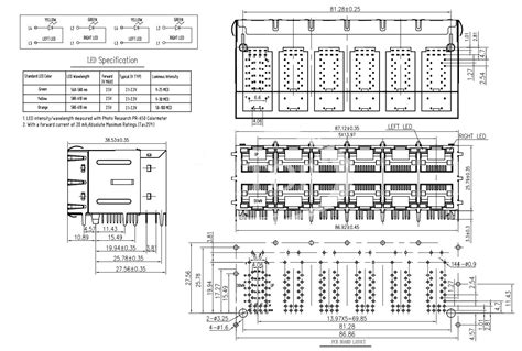 Rj45 Poe Wiring Diagram / Gigabit PoE+ RJ45 2x6 Connectors with Transformer - 2xN Stacked ...