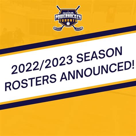 2022/2023 Season Rosters Announced!