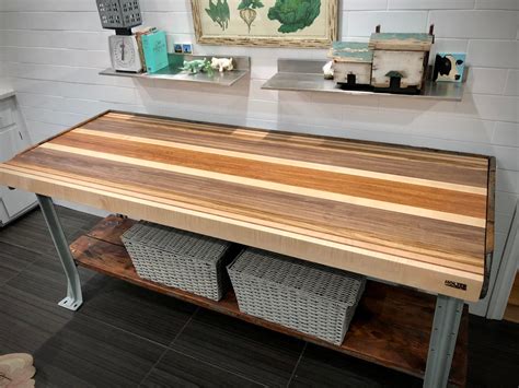 Kitchen Butcher Block Style Tabletop – Holzer Handcrafted