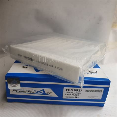 Fleetmax Cabin Filter Fcs Toyota Avanza Lazada Ph