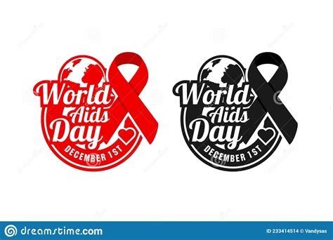 World Aids Day Premium Design Logo Stock Vector - Illustration of ...