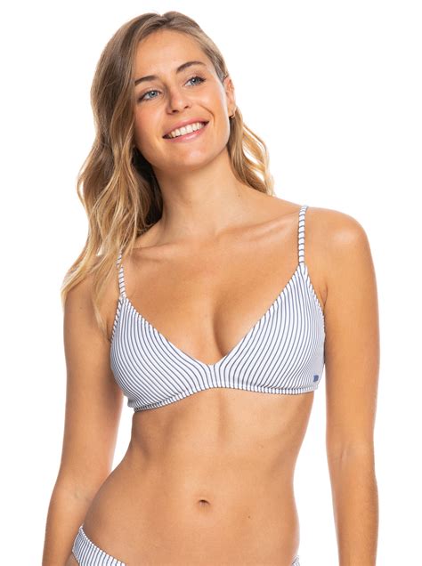 Women S Bikini Top Roxy Coastal Escape Fixed Triangle