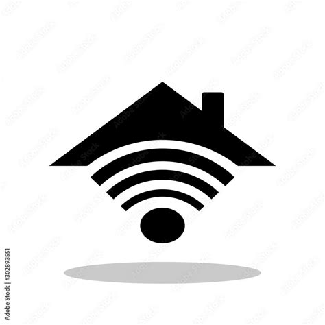 Smart House Icon In Trendy Flat Style Smarthome Symbol For Your Web