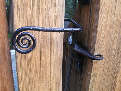 Spiral gate latch - Thuja Wood Art - Reclaimed Cedar Furniture Wood Art Vancouver Victoria Gulf ...