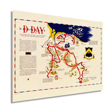 map of france d day 6