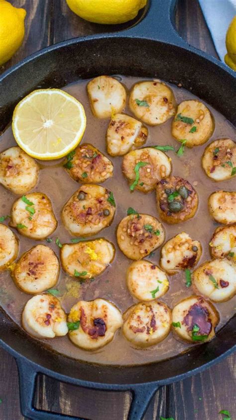 Lemon Garlic Scallops Recipe 30 Minutes Meals