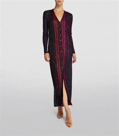 Missoni Multi Sequin Embellished Long Cardigan Harrods UK