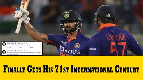 Kohli Ends Drought With His Maiden T20 International Ton