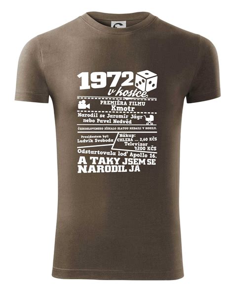 1972 v kostce Viper FIT pánské triko MyShirt cz