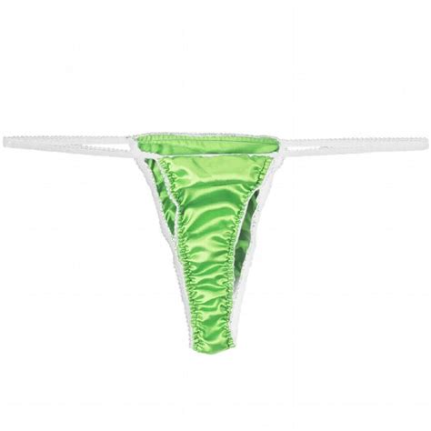Mens Sexy Smooth Silky Satin Underwear Thongs Front Bulge Pouch Gay Male Jockstrap T Back G