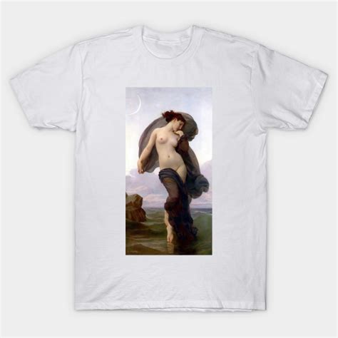 Evening Mood By William Adolphe Bouguereau Nude Woman T Shirt