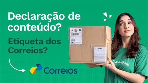 ETIQUETA De Envio CORREIOS Como Colar Na Embalagem YouTube