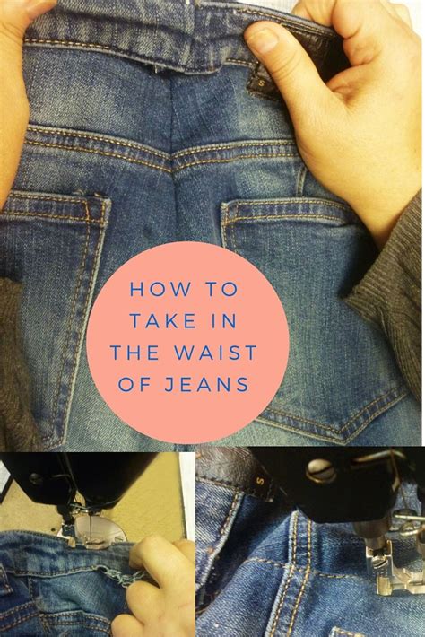 Learn How To Take In The Waist Of Jeans Sewing Jeans Fit Jeans Diy Sewing Alterations