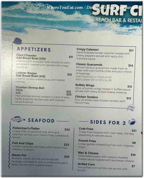 Surf City Restaurant In Other Menus Photos