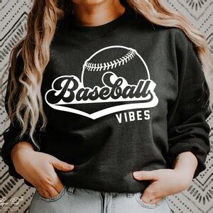 Baseball Vibes Svg Baseball Mom Svg Baseball Season Svg Baseball