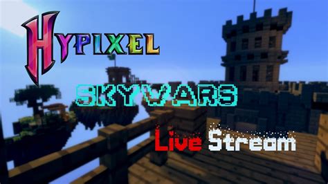 Ranked Skywars Hypixel Live Stream Road To Subs Youtube