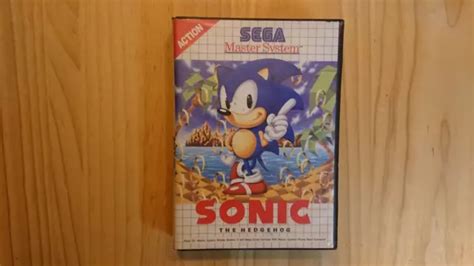 Sonic The Hedgehog Jeu Sega Master System Complet Eur