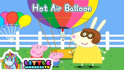 Peppa Pig Theme Park Hot Air Balloon Peppa Pig Gameplay Youtube