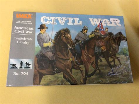 Imex American Civil War Confederate Cavalry Set 704 132 Plastic