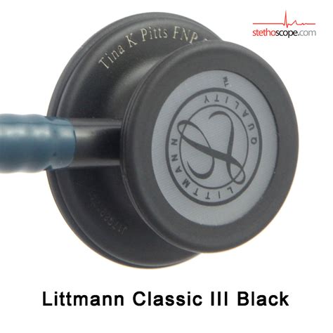 Littmann Classic III Stethoscope, Black Edition, 5803 - Stethoscope.com