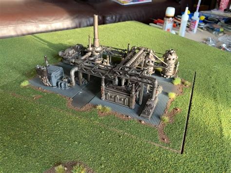 Chemical Plant 1 Game Terrain 40k Terrain Epic