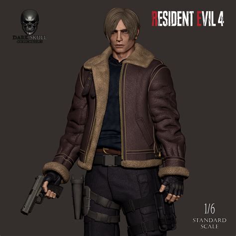 🎨 LEON S. KENNEDY RE4・Archivo STL para ・Cults