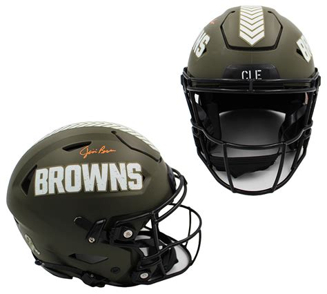 Jim Brown Signed Cleveland Browns Speed Flex Authentic Salute to ...