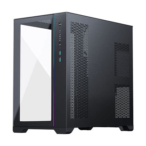 Digital-RGB Lighting Dual Tempered Glass Design Dual Chamber ATX Mid ...