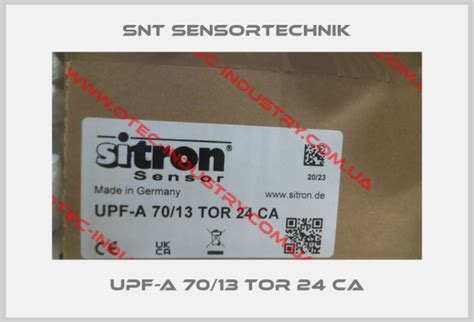 UPF-A 70/13 TOR 24 CA | Snt Sensortechnik | Ukraine