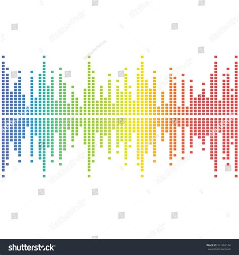 Graphic Equalizer Color Stock Vector 231362134 Shutterstock