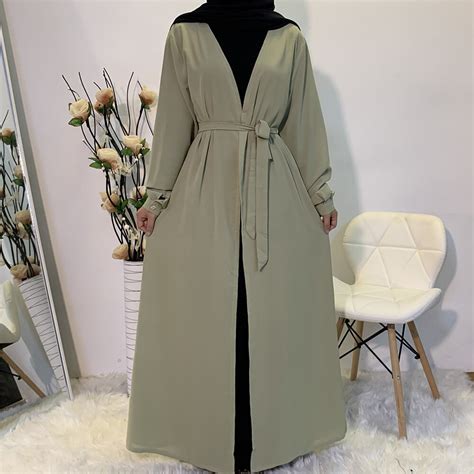 Eid Mubarak Abaya Kimono Cardigan Kaftan Dubai Kal Grandado