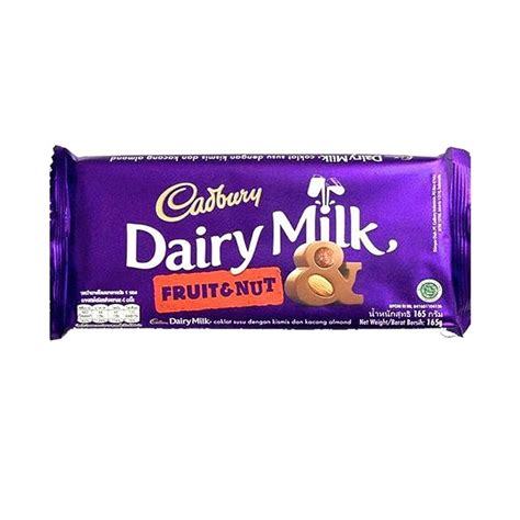 CADBURY DAIRY MILK FRUIT & NUT 165g PACK BY SEABIZ - Seabiz Trading ...