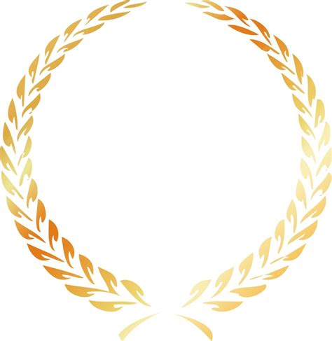 Premium Vector Gold Laurel Wreath