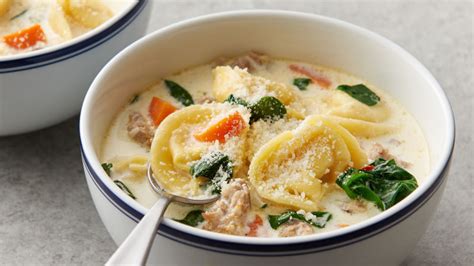 Slow Cooker Creamy Tortellini And Sausage Soup Recipe