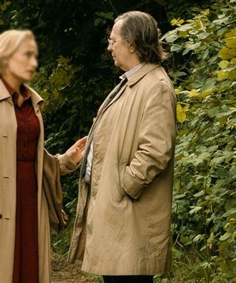 Slow Horses Jackson Lamb Beige Coat - The Movie Fashion