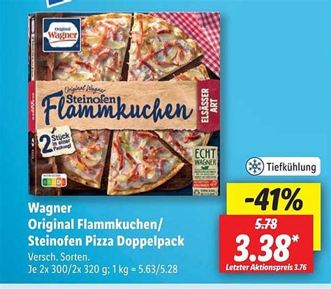 Wagner Original Flammkuchen Oder Steinofen Pizza Doppelpack Angebot Bei